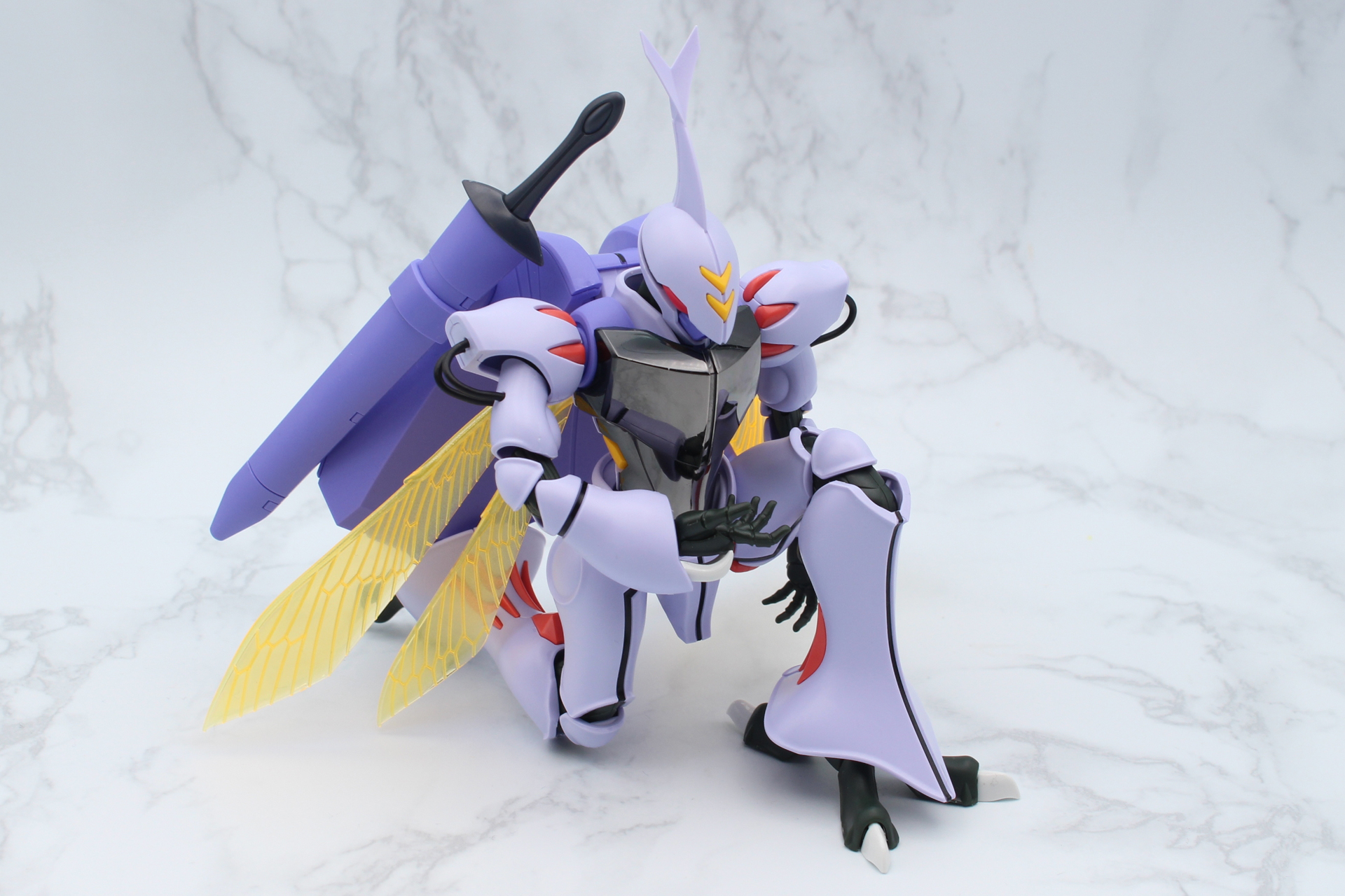 ダンバインの美しさや格好良さが引き立つポーズを楽しんでいただきたい