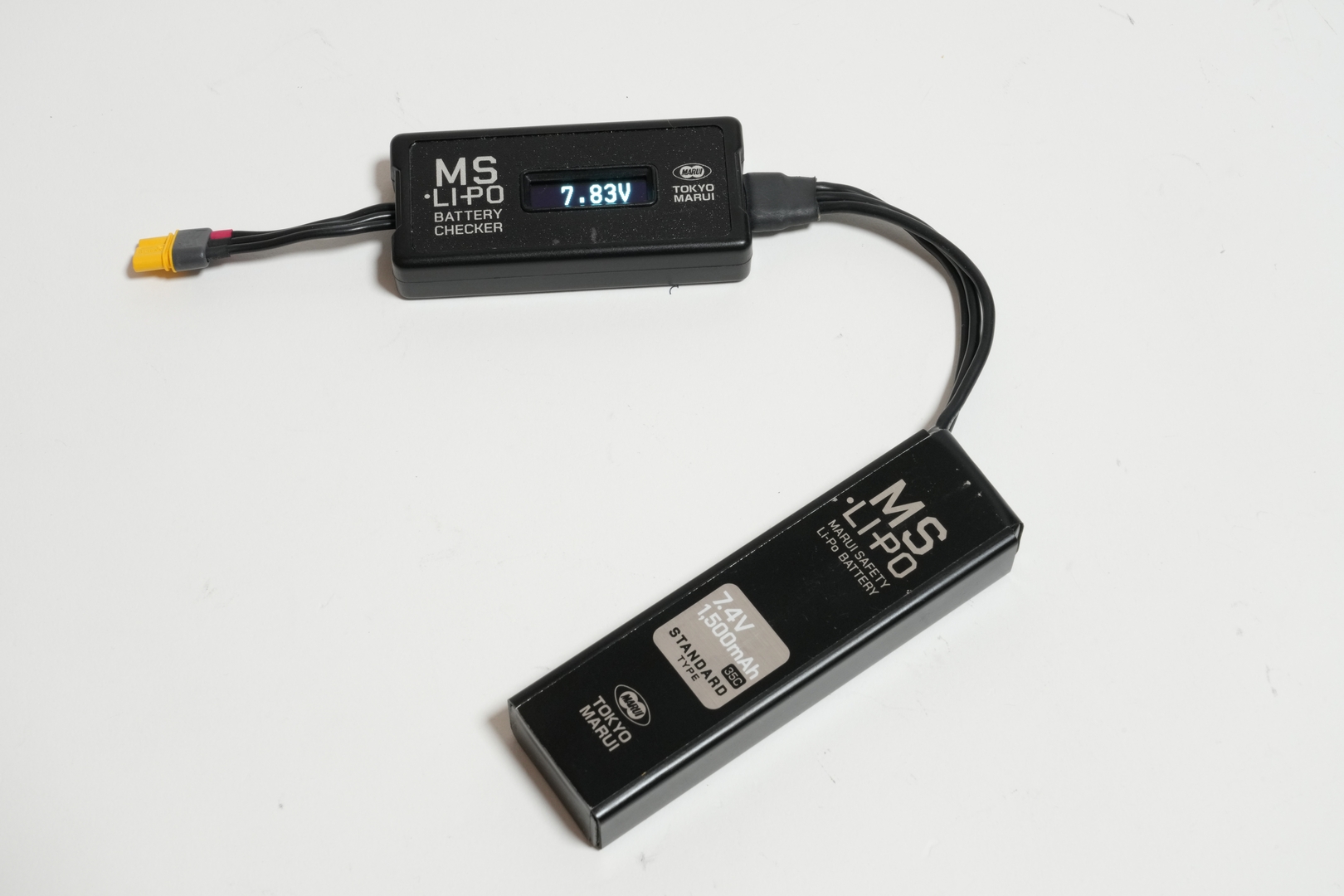 「ストレージモード」機能を実行すると、「MS・Li-Po バッテリー」は保管時の適正電圧である7.4～7.8Vに自動調整される