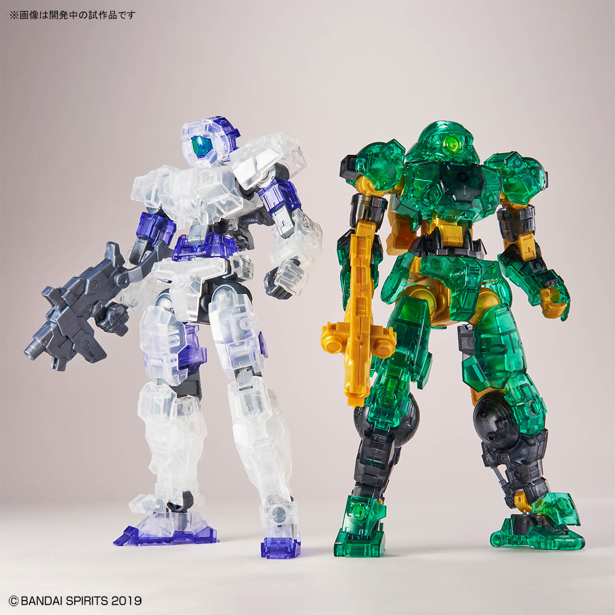 「HYPER PLAMO FES限定 30MM 1/144 eEXM-17 アルト/ bEXM-15 ポルタノヴァセット[クリアカラー]」 価格：3,300円