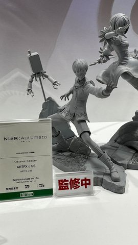 アニメ版「ニーア オートマタ」より2Bと9Sがフィギュア「ARTFX J