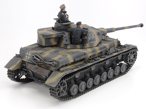 ロシア戦線での伝令バイクとIV号戦車、「1/35 ドイツIV号戦車G型初期