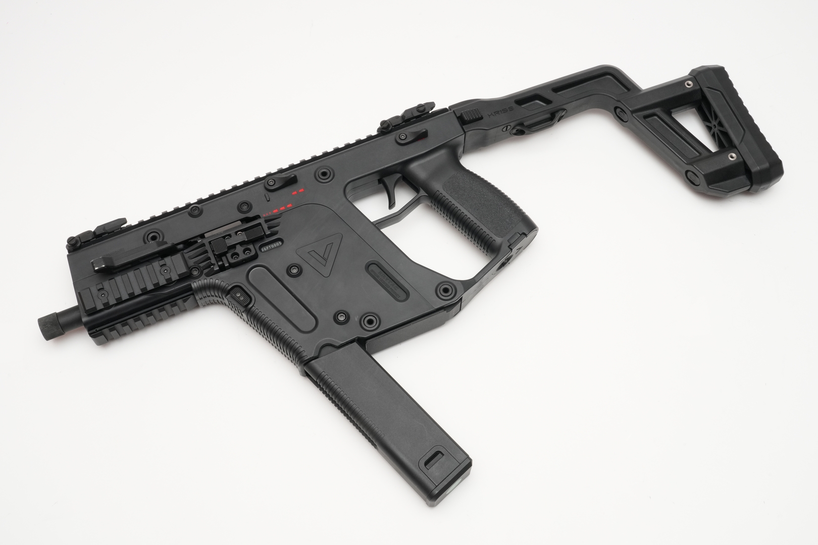 画像は今回レビューするKRYTAC製「KRISS VECTOR ガスブローバックモデル」