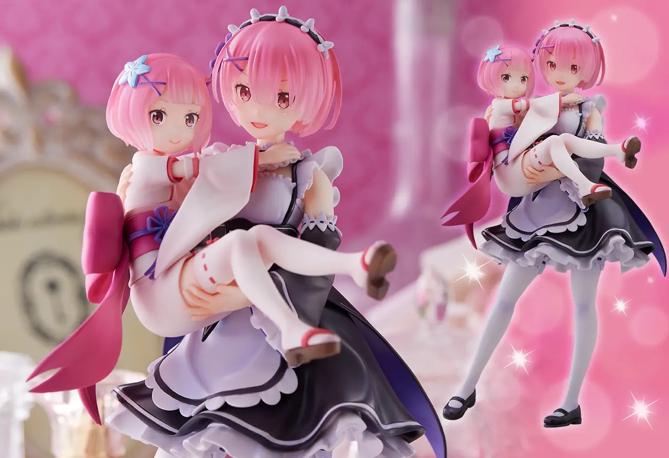 Re:ゼロから始める異世界生活　フィギュア　ラム＆幼少期ラム