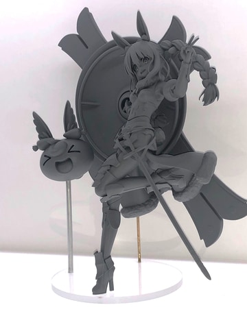 FGO」×ホロライブ・兎田ぺこらさんコラボフィギュアの原型が展示