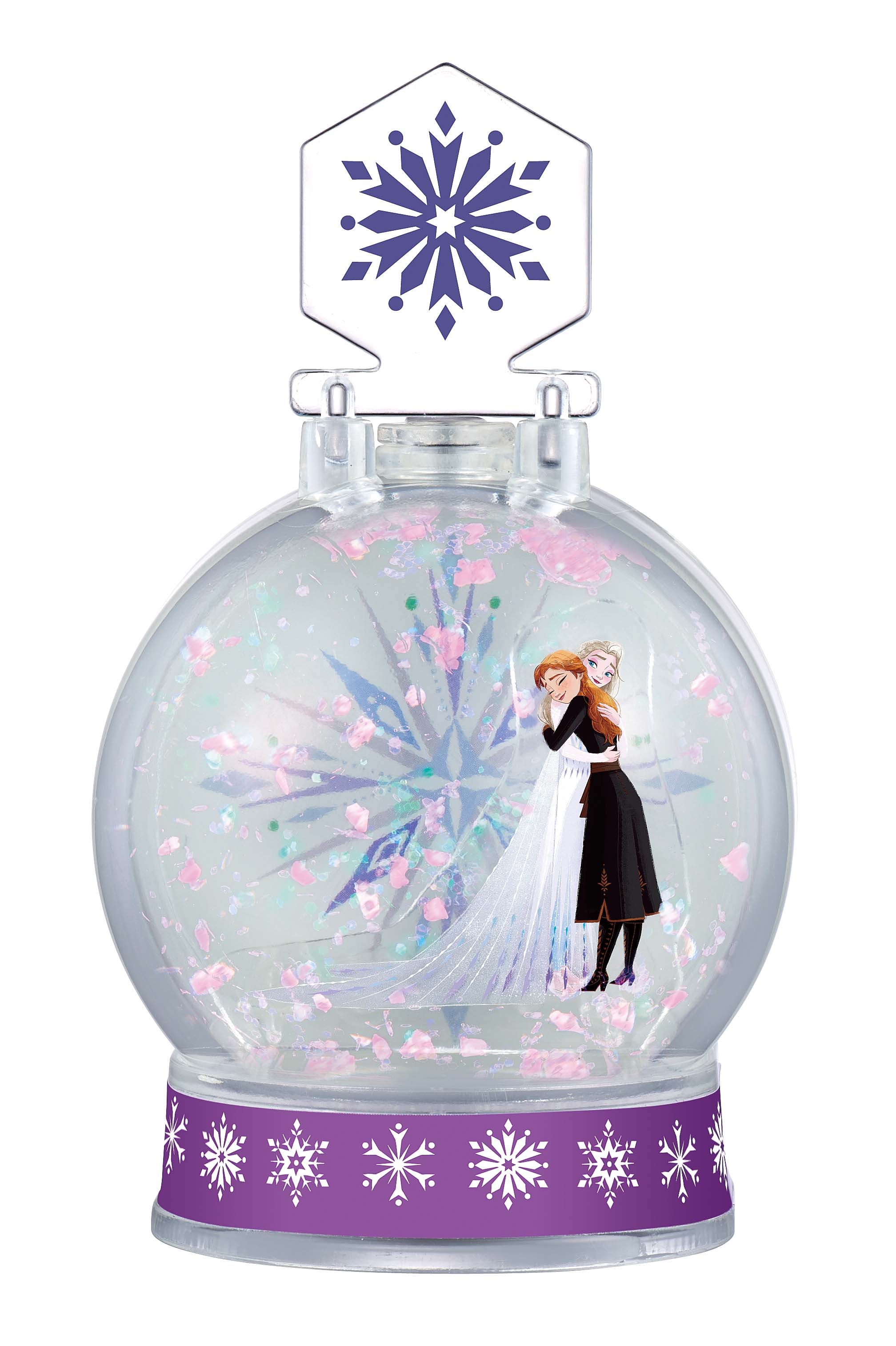 「アナとエルサ」（パウダー パープル×ホロラメ）