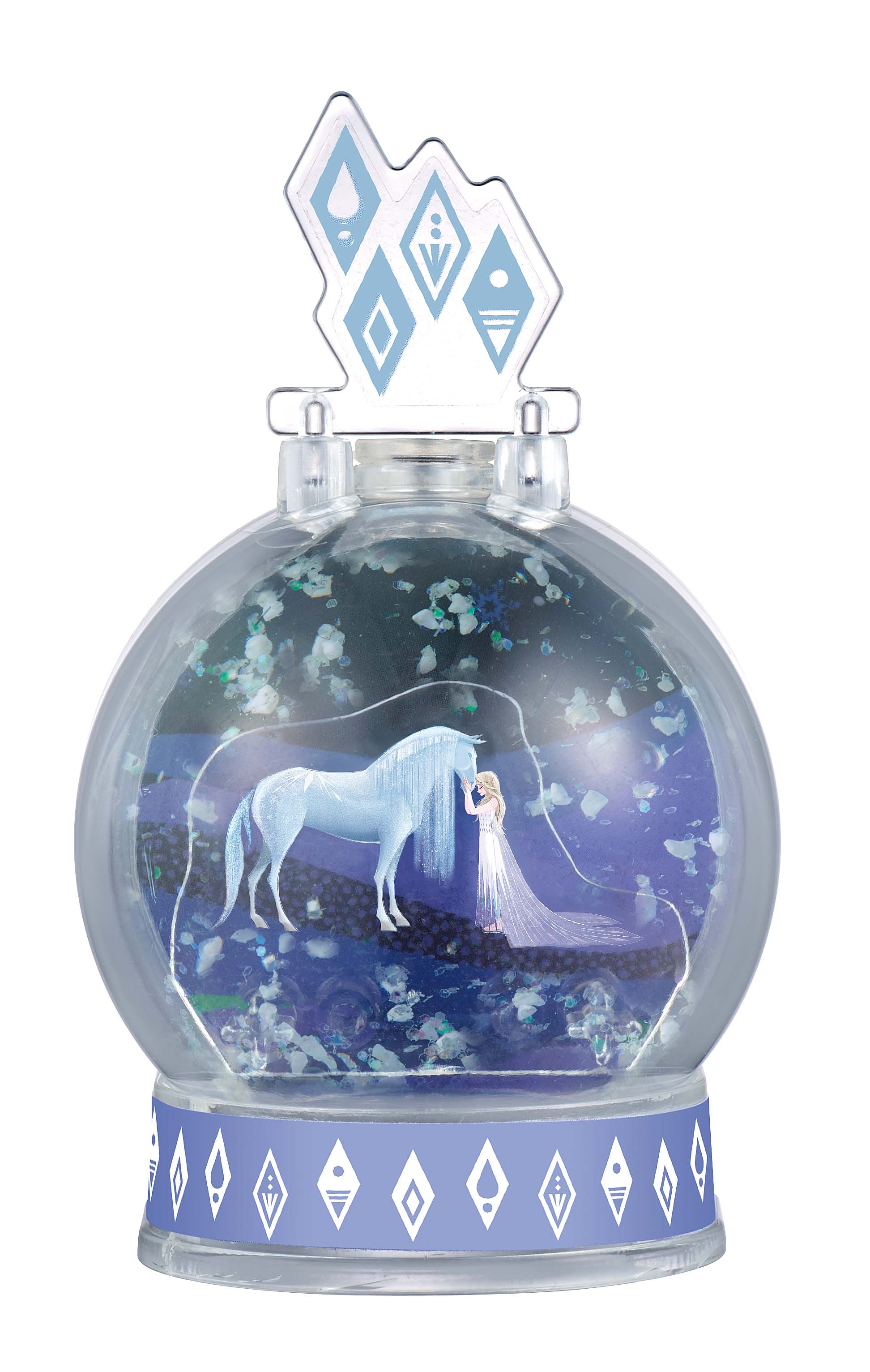 「エルサとノック」（パウダー ホワイト×ホロラメ）