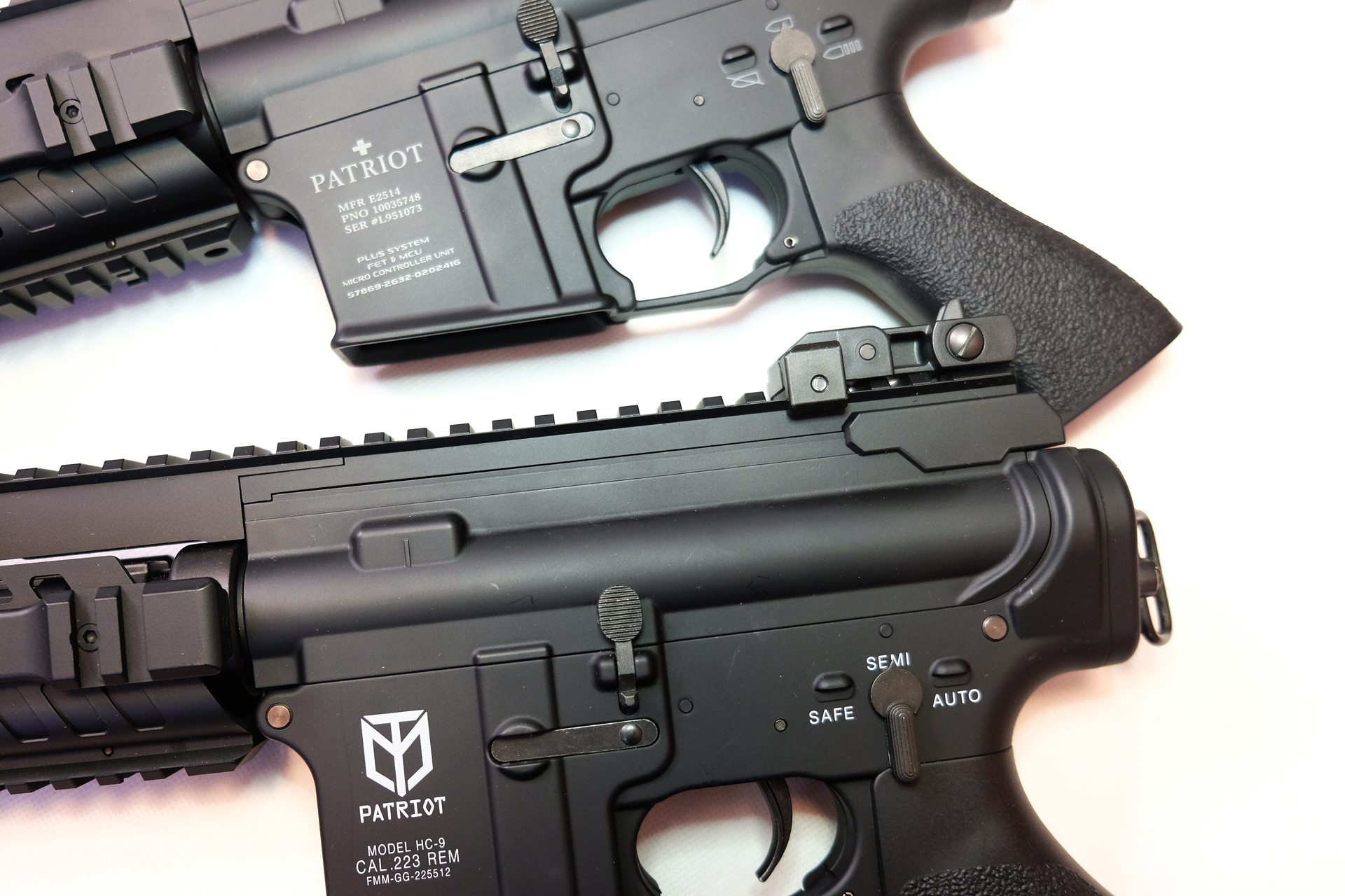 レシーバーのプリントでイメージが変わっている