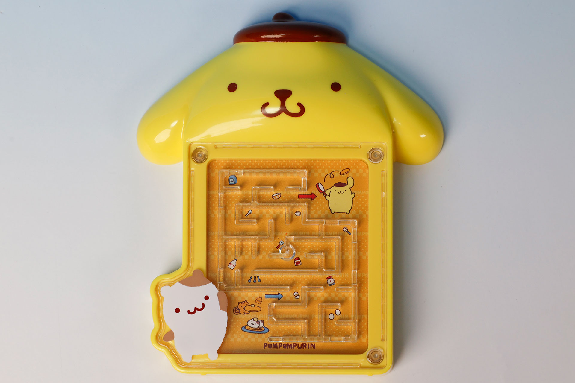おもちゃ自体の形もポムポムプリンがモチーフになっている