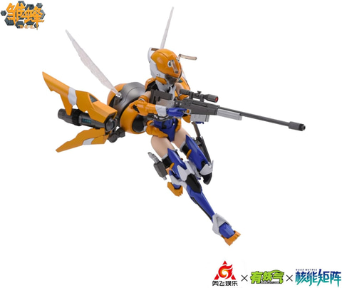 雛蜂-B.E.E.」よりメインヒロイン「瑠璃」を再現したプラモデルが