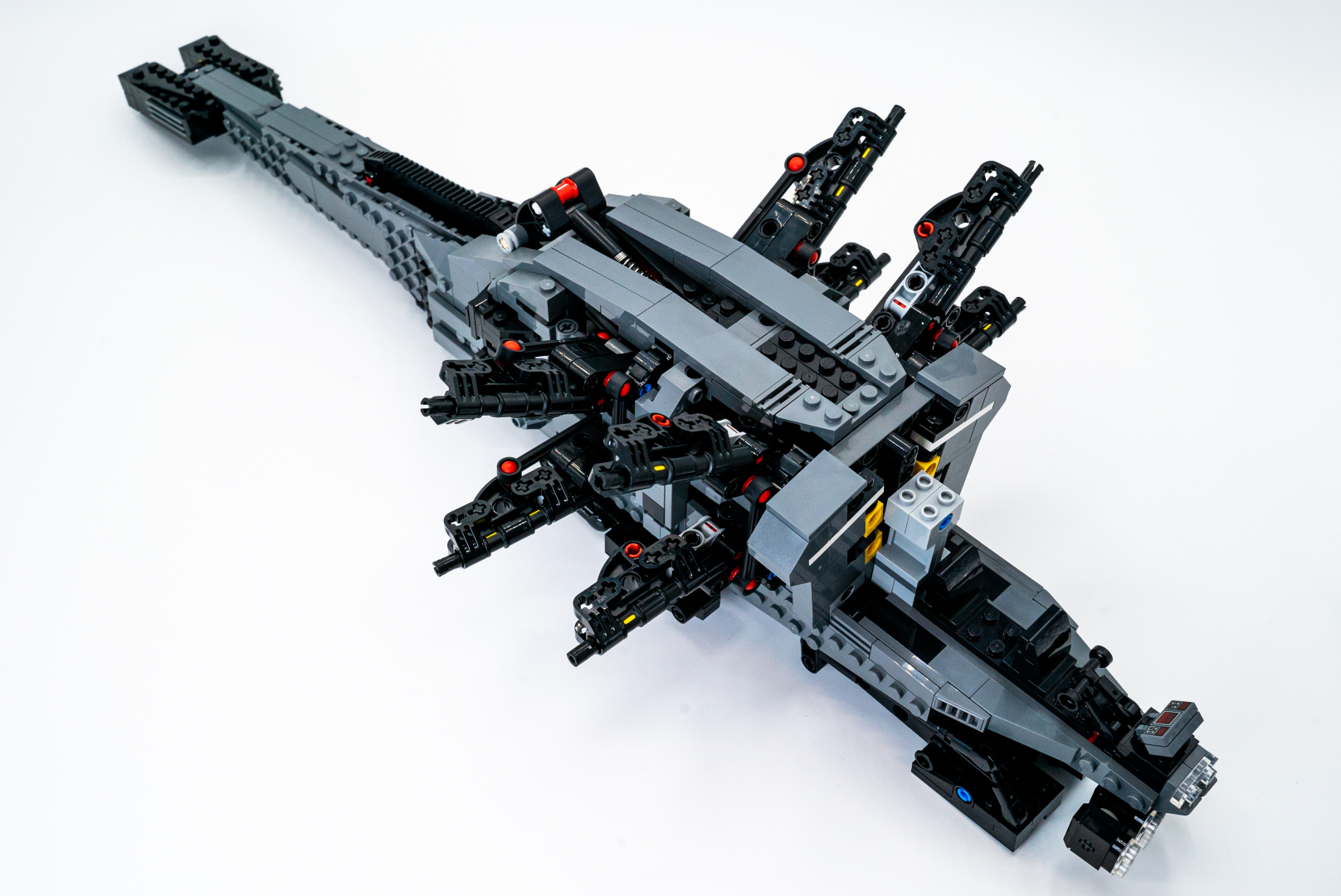 袋9の完成品。 羽が付いてないぶん、むしろ羽ばたいているシーンに見えなくもない