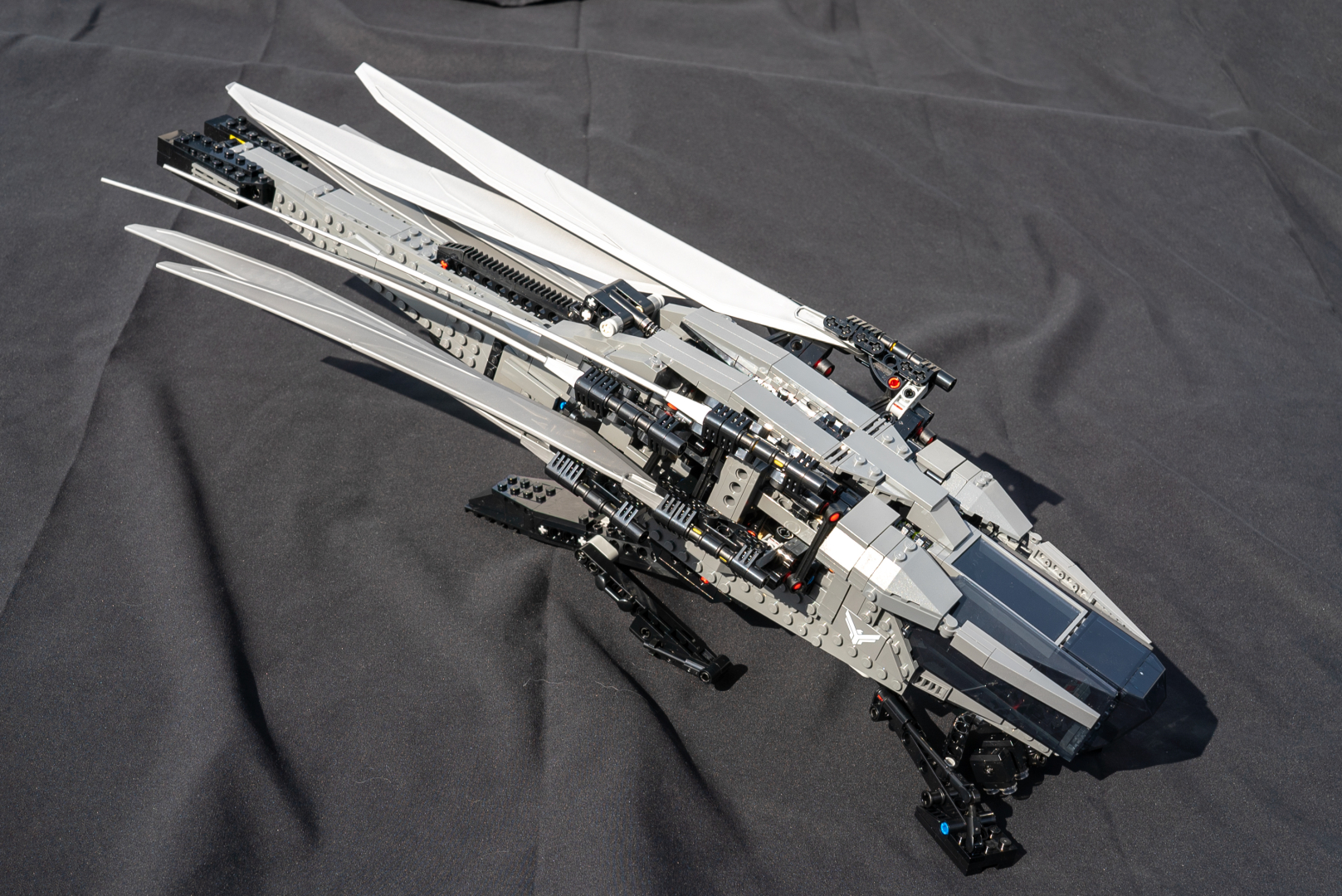 翼を仕舞えば着陸時の状態を再現できる