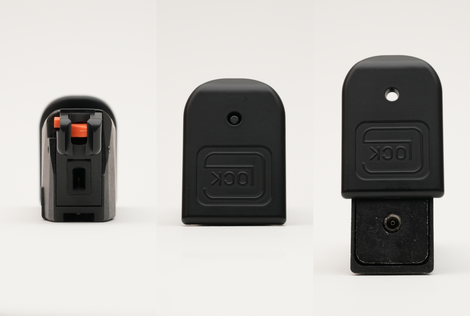 マガジンバンパーをずらすと、注入バレルが現われる