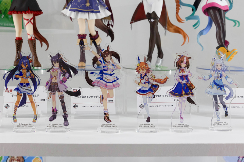 こちらはF賞のアクリルスタンドだ。全6種類の中から好きなものを選ぶことができる