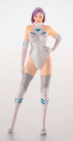サイバーパンクガール フィギュア 近未来モーターサイクル SF少女 最強タッグによる新シリーズ『少女発動機 MOTORED CYBORG RUNNER