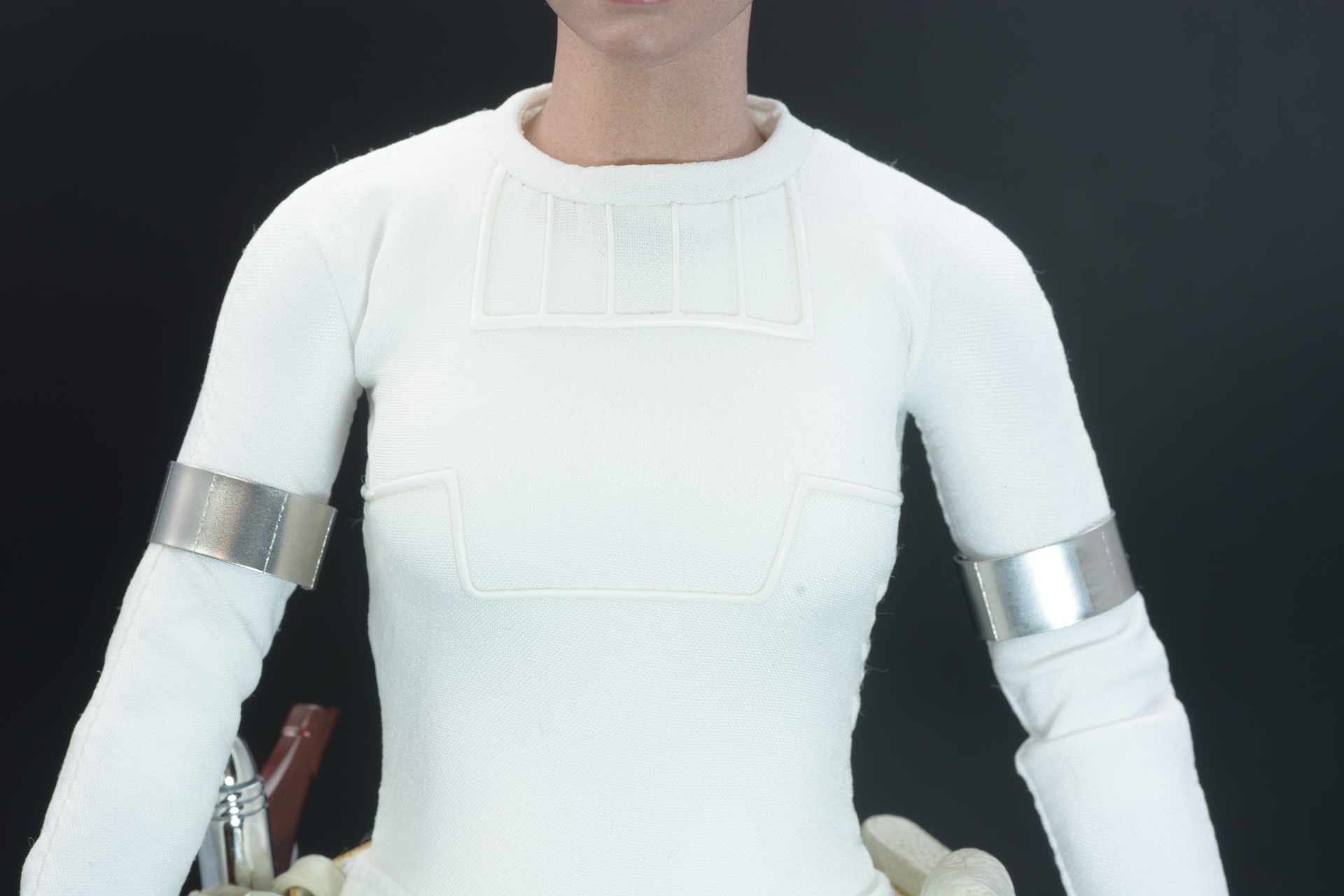 シンプルだが胸元などに飾りがある