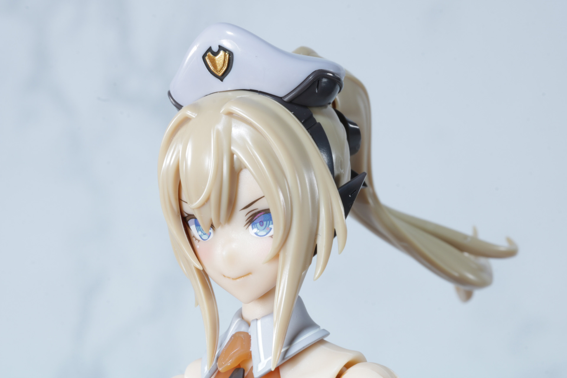 帽子を被った状態