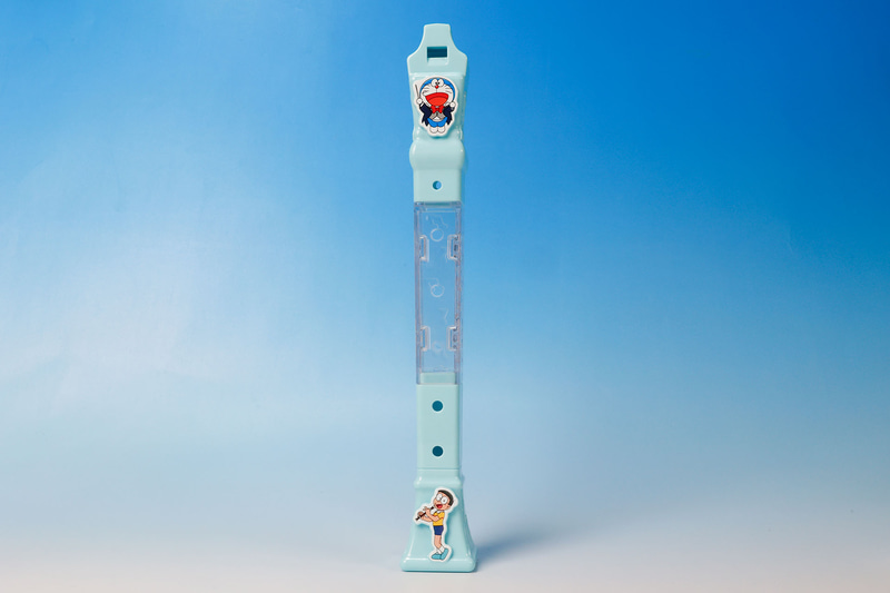 こちらはリコーダーを3段で組み立てたところだ