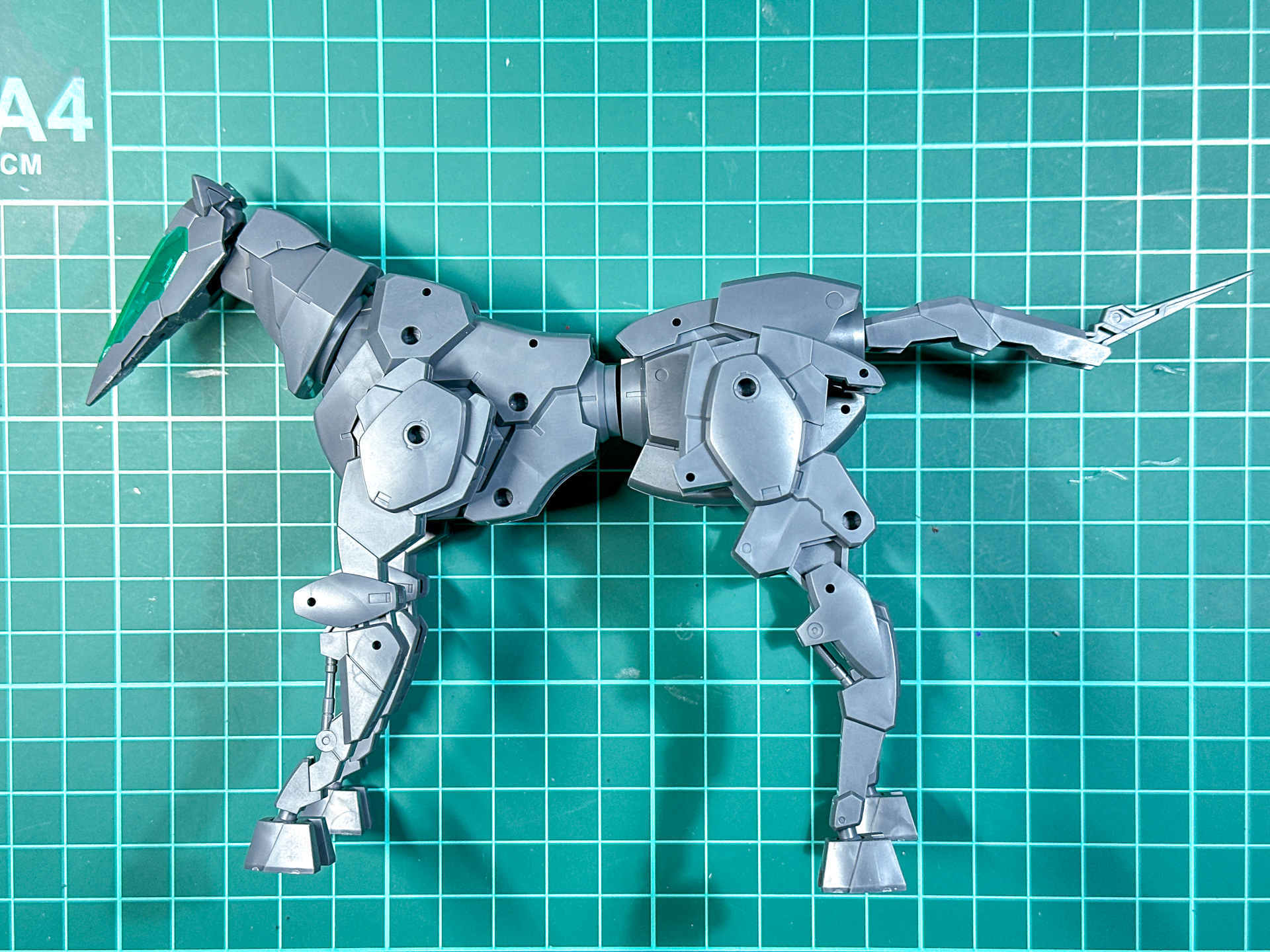 組み上げるとエグザマクスと同等のサイズ感に仕上がりました。