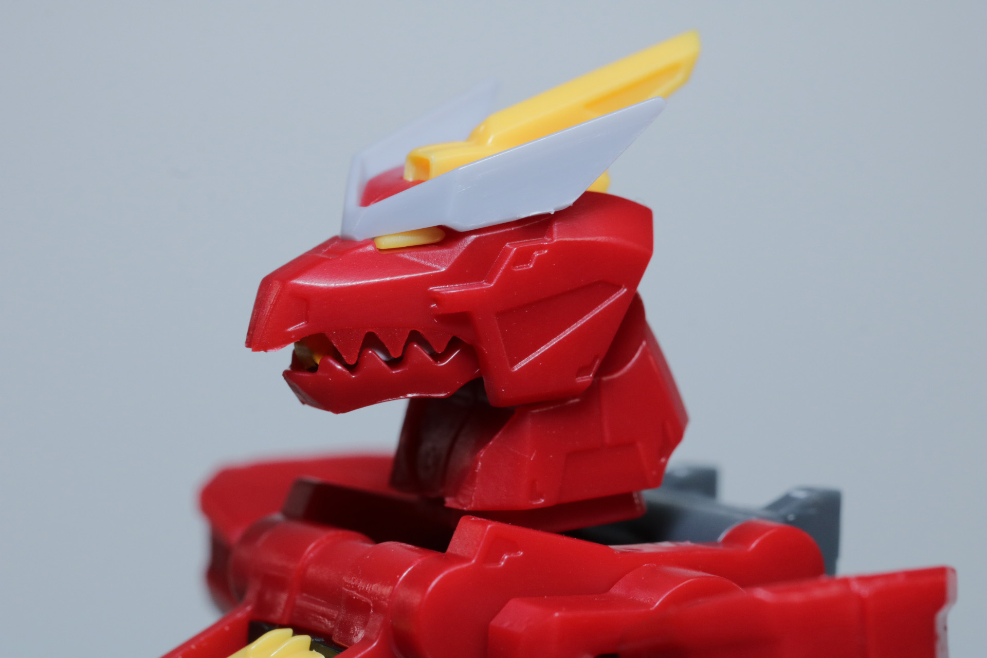 頭部側頭部にシールを貼る