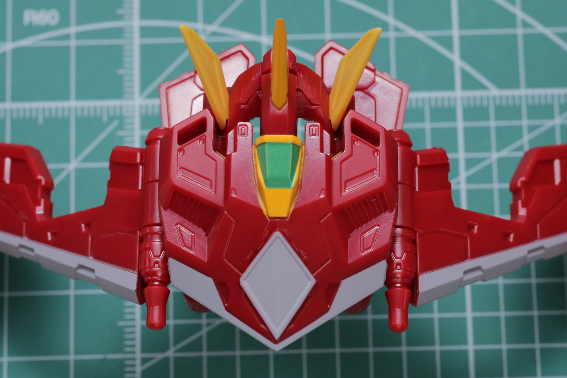 中央部にシールを貼って色分け