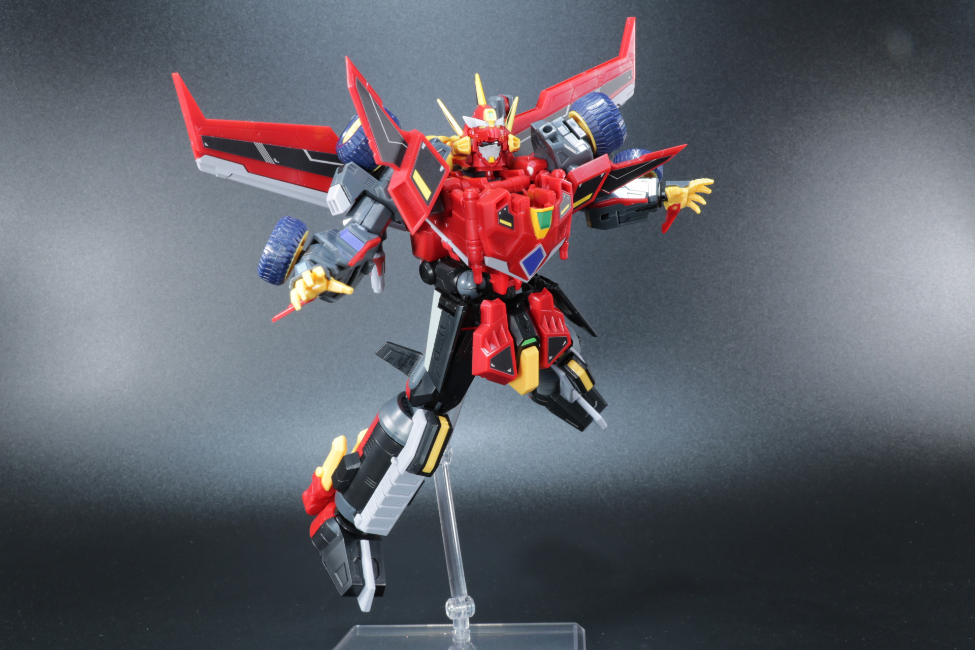 別売りの「THE シンプルスタンド」で跳躍ポーズも