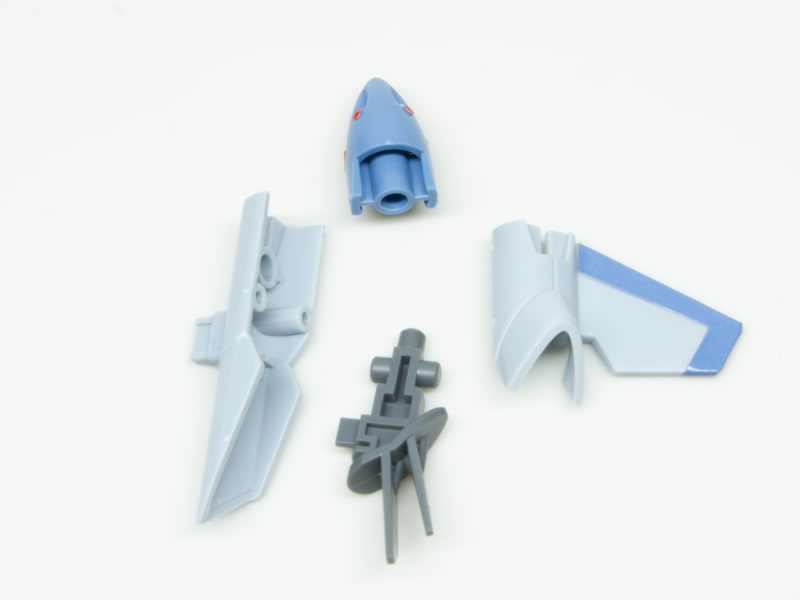 バックパックが完成。「ゲルググメナース」のシルエットを大きく変える、印象的な装備だ