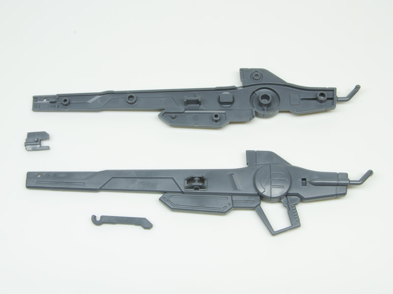 ビームライフルとレールガンが完成