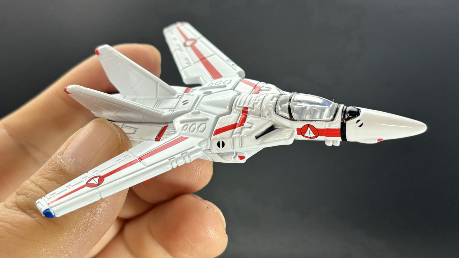 手に持って眺める。航空機モデルならではの楽しさもしっかり味わえる