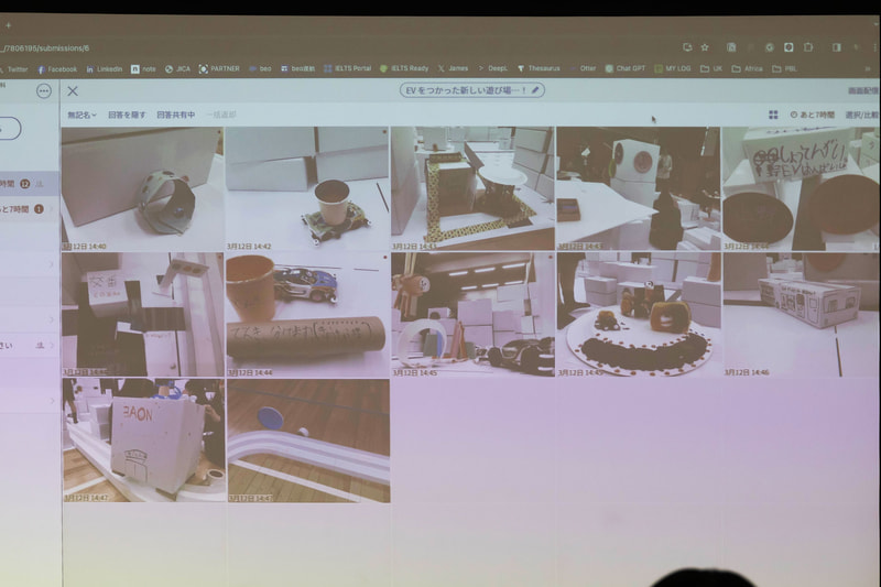 タブレットで作った作品を撮影したものが、次々と投稿されていった