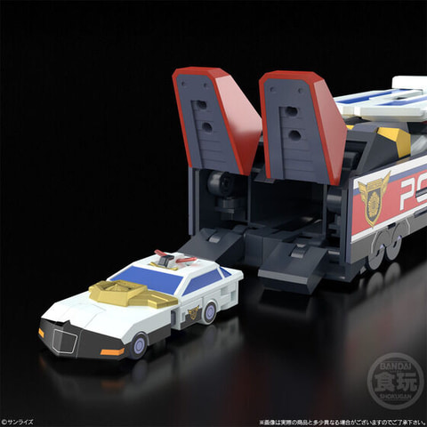 勇者警察ジェイデッカー」より「ジェイデッカー」が食玩プラモデルで 勇者警察ジェイデッカー」より「ジェイデッカー」が食玩プラモデルで