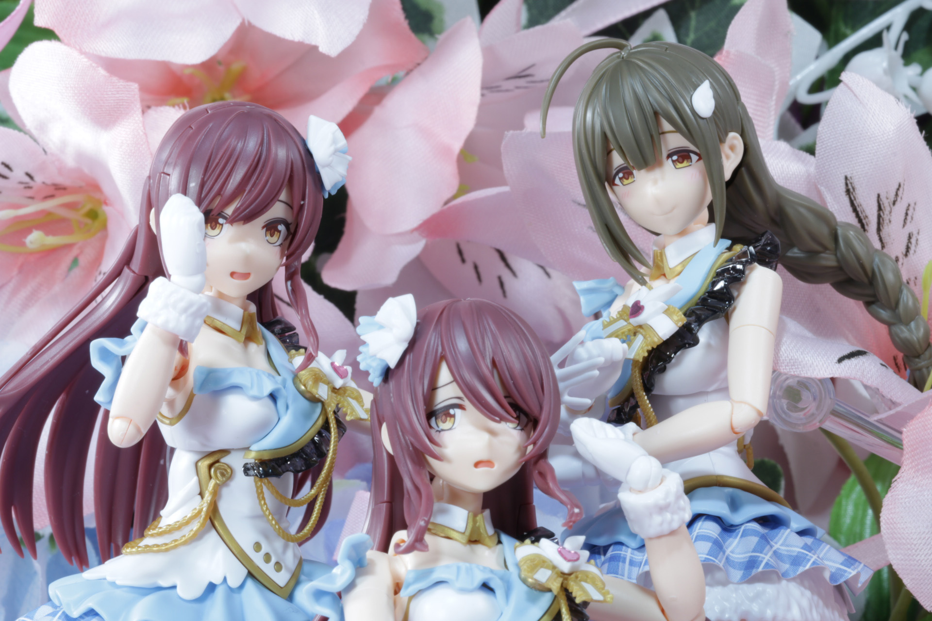 大崎甘奈と甜花による姉妹ツーショット