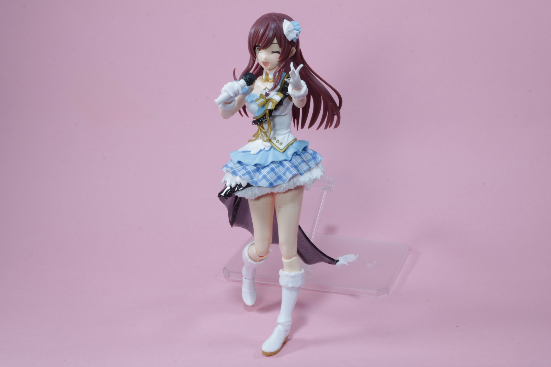 柔らかい仕草も表現できる