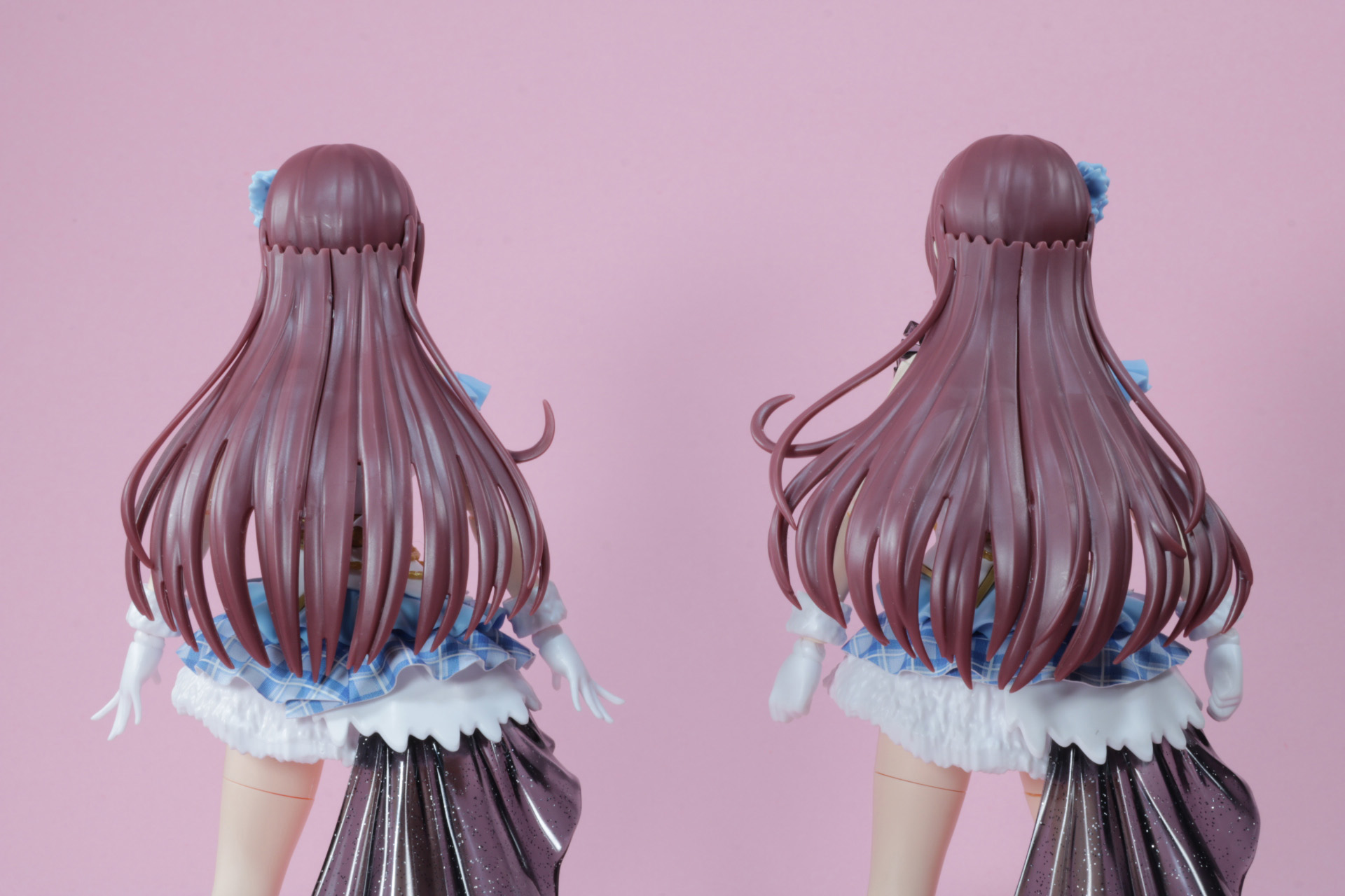 「30MS 大崎甘奈」(左）と比べても毛先が少し広がった造形がわかる