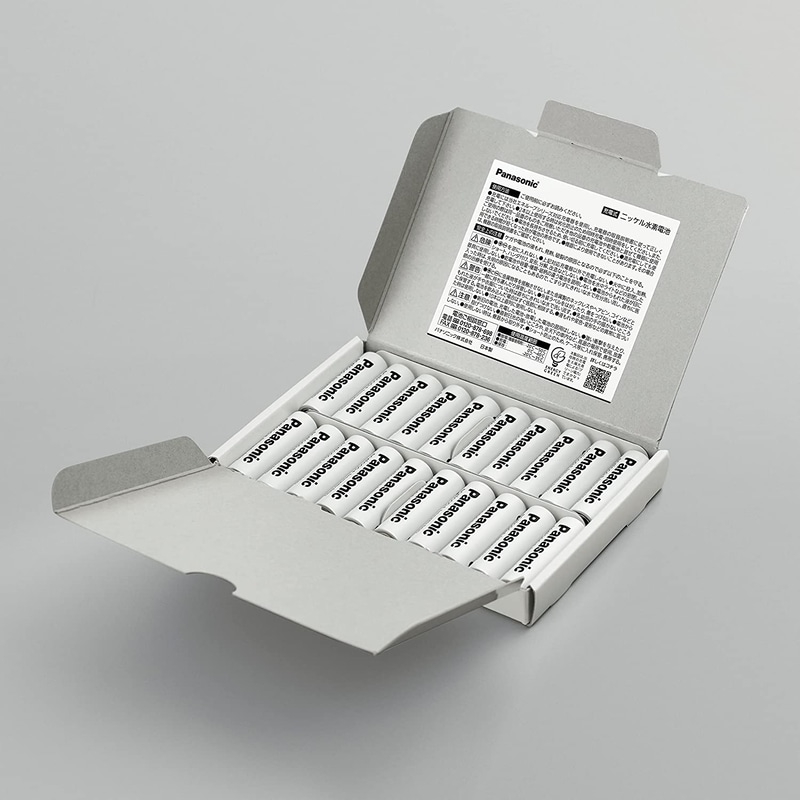 パナソニック(Panasonic) 【Amazon.co.jp限定】 パナソニック エネループ スタンダードモデル [最小容量2000mAh/繰り返し600回] 単3形 充電池 20本パック