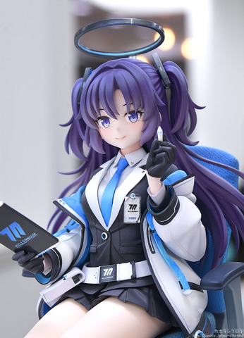 ブルアカ」ユウカが椅子に座るキュートな姿がフィギュア化。3月26日昼