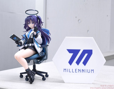 ブルアカ」ユウカが椅子に座るキュートな姿がフィギュア化。3月26日昼