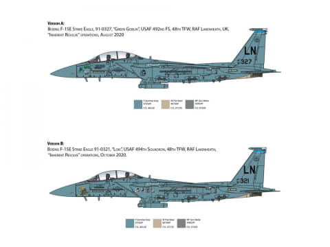 タミヤ、イタレリ製プラモデル「2803 1/48 F-15E ストライク