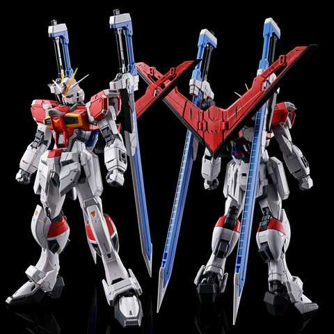 1/100 エールカラミティガンダム+MG ソードインパルスガンダム セット。 1/100 エールカラミティガンダム+MG ソードインパルスガンダム