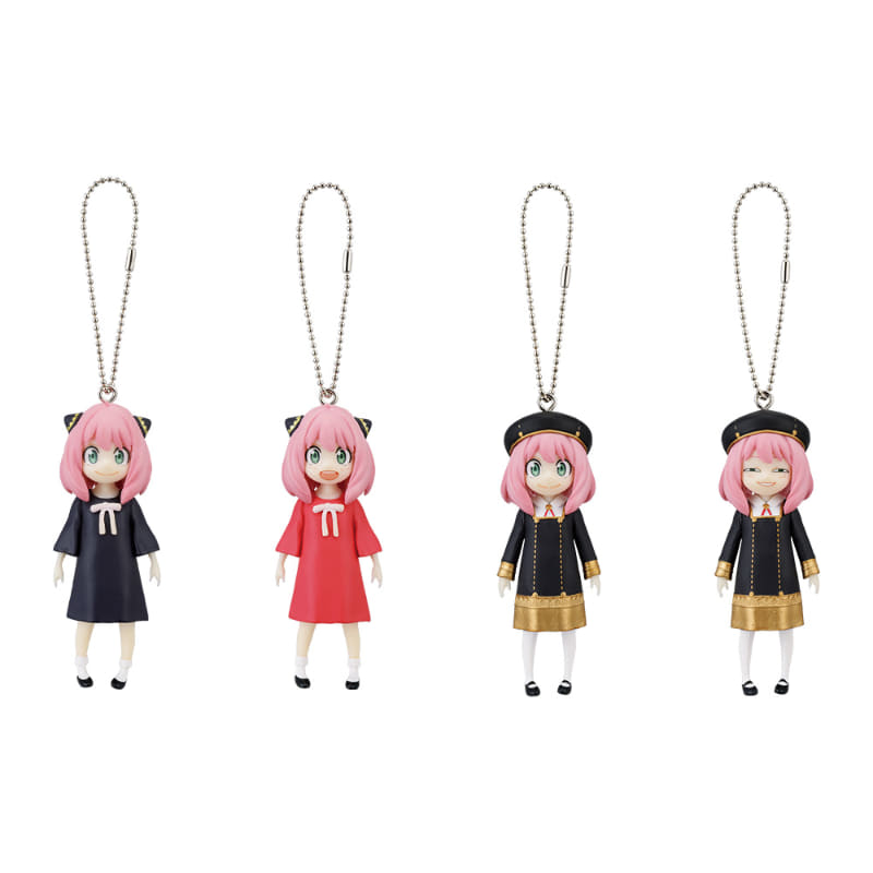 いろんな表情をしたアーニャのマスコットチャーム。サイズは約6cm