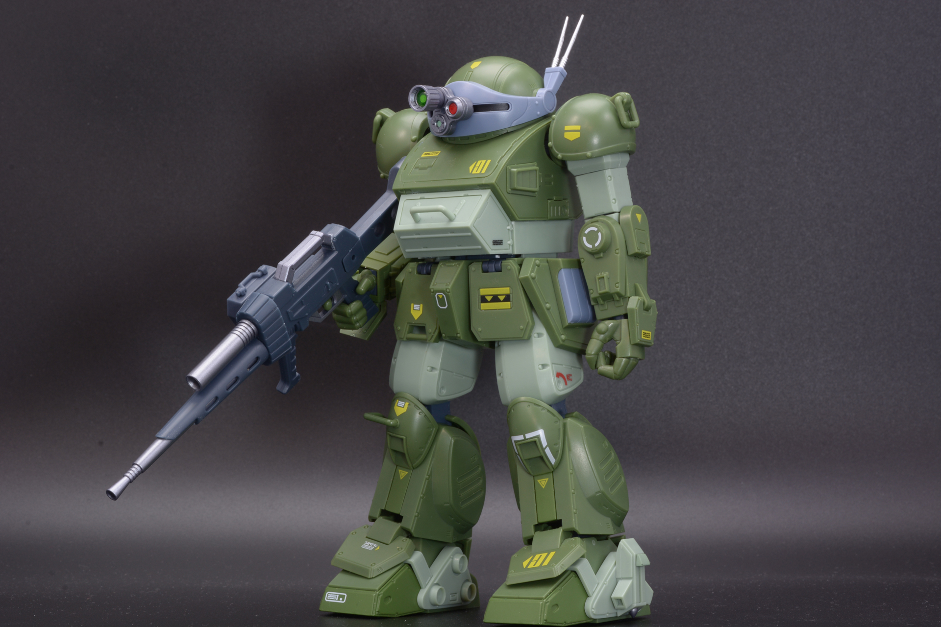 ショートバレルにすることで、CQBR(近接戦闘)仕様の雰囲気に