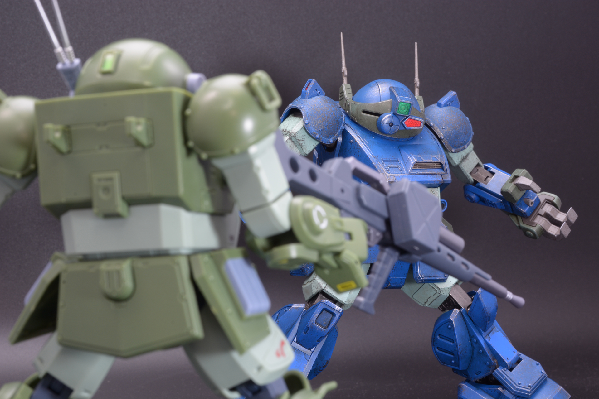 あえて大きさの差を感じさせない構図で遊んでみる