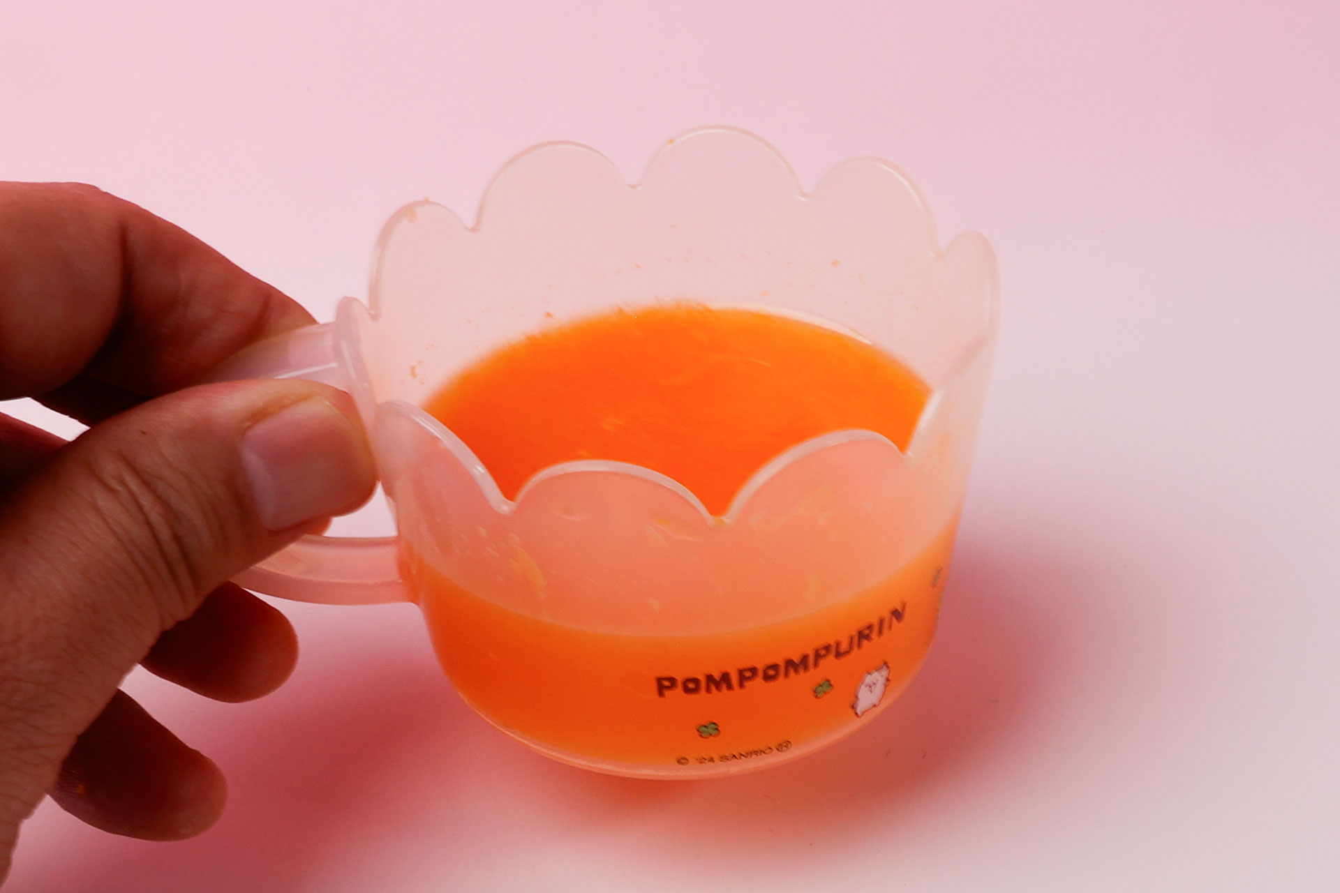 市販のジュースでは味わえない、濃厚なジュースの出来上がり！