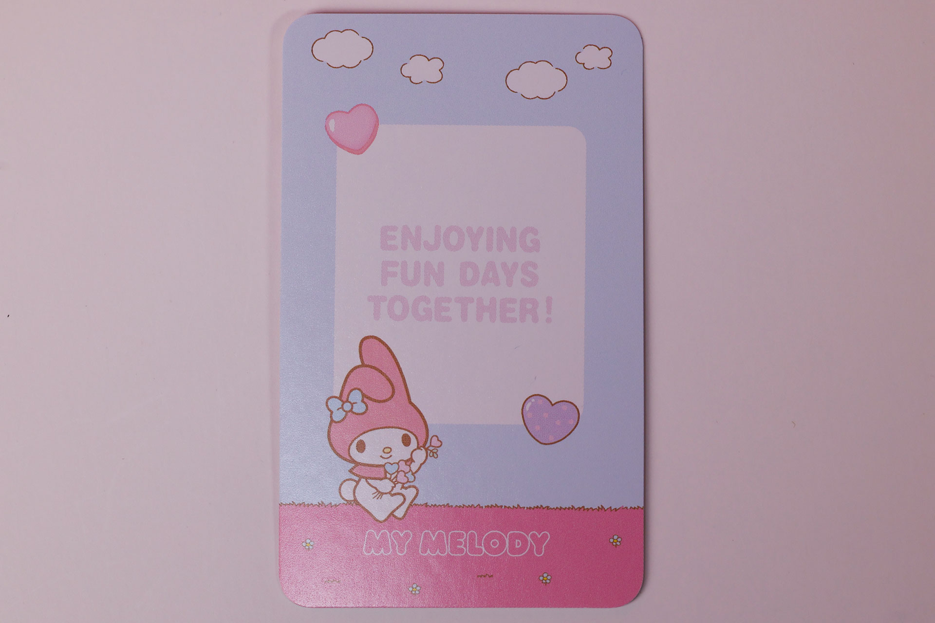 ある程度スペースがあるので、好きなメッセージを書き込むことができる