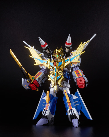 THE合体「ゴルドバーン」が豪華金メッキ仕様となった「THE合体