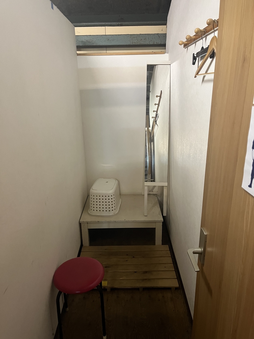 男性用の更衣室
