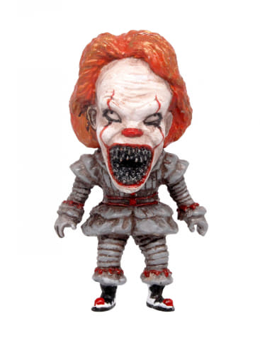【廃盤・海外流通】IT ペニーワイズ ホラー スクイーズトイ コレクター向け リアルさ重視！ ホラー映画「IT」よりペニーワイズのガチャ「プラプラ