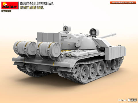 プラモデル「T-55 アルファウ/エニグマ」と「K51 通信トラック（K-52