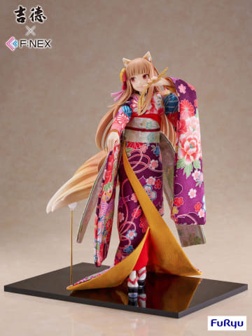 狼と香辛料」のホロと人形の老舗・吉徳とのコラボフィギュアが発売決定