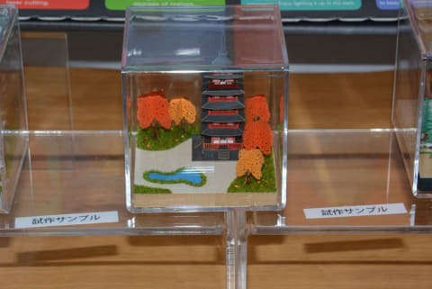 3F ペーパーモデル ミニ 完成品 日本の名所 建物 乗り物 8点セット 置物 紙で作るミニ日本建築「ペーパーナノ 360」が登場。外国人観光客に向け
