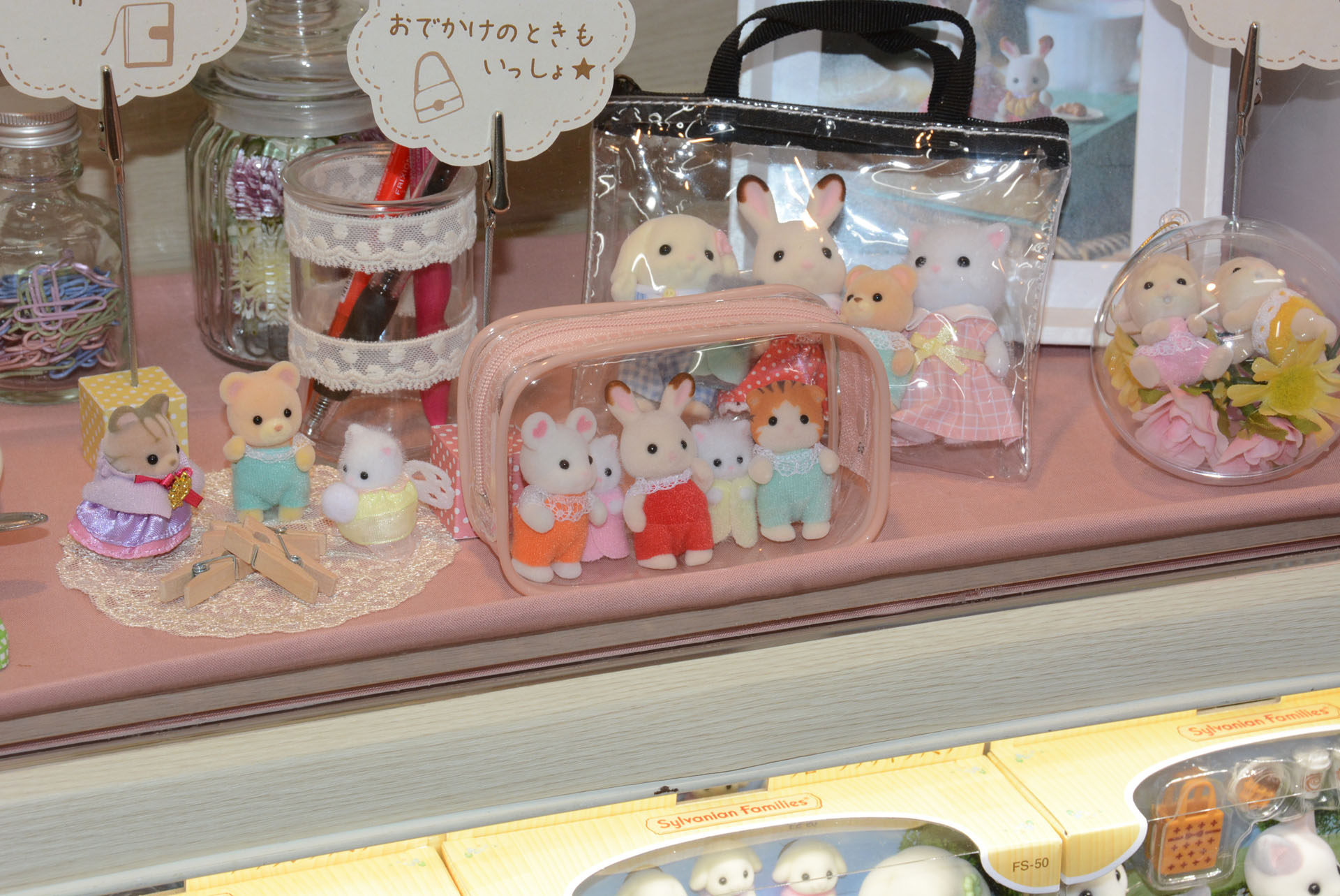 透明なバッグに入れて「持ち運び」する遊び方